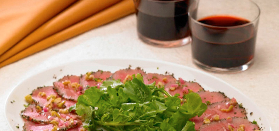 Carpaccio de Res | Chef Oropeza