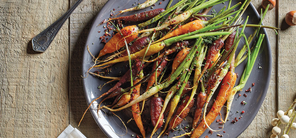 Botana de Zanahorias Rostizadas con Miel