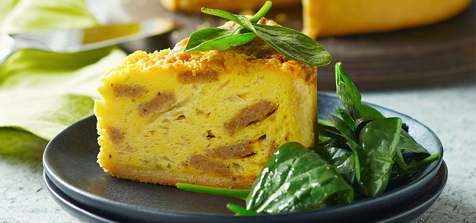 Quiche de Res y Espinacas