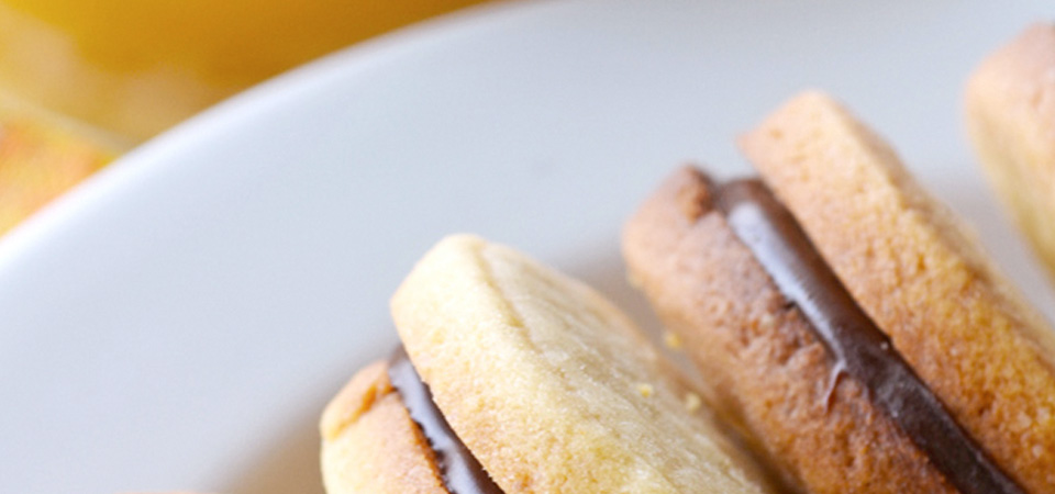 Sándwiches de Galleta con Chocolate