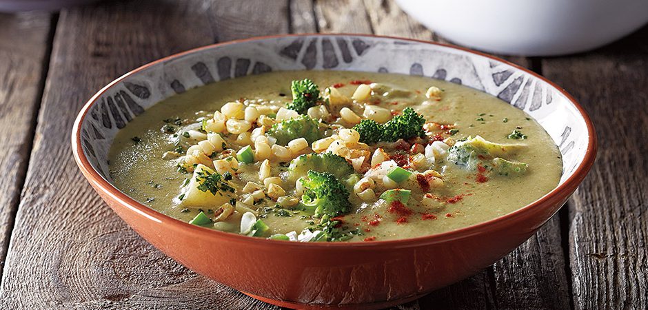 Sopa de Elote con Brócoli | Chef Oropeza
