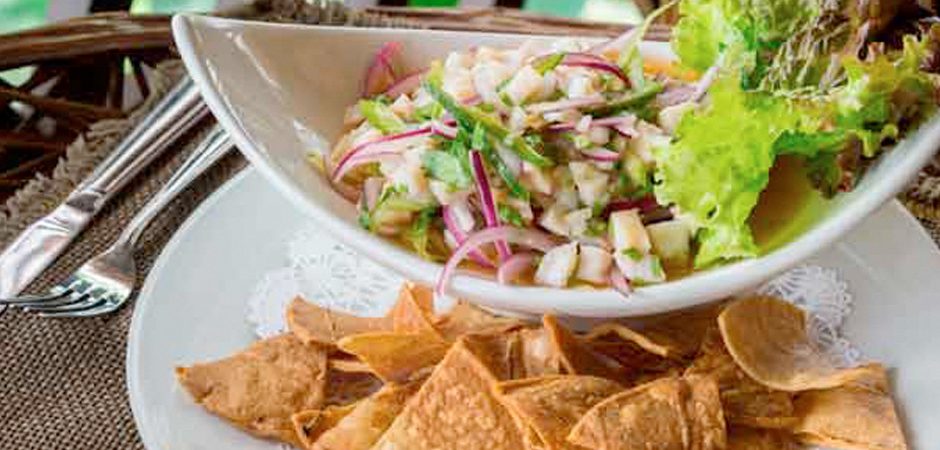 Tostadas de callo de almeja | Chef Oropeza