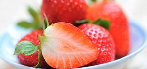 ¡Fresas en tus postres!