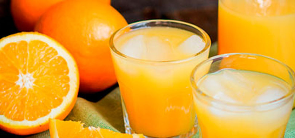 Jugo de naranja, ¡el mejor mezclador!