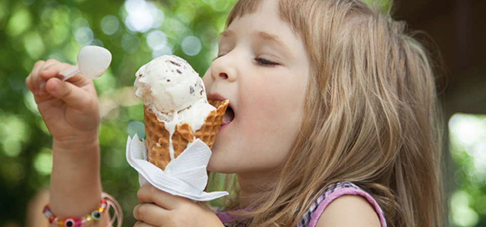 Detrás de los helados