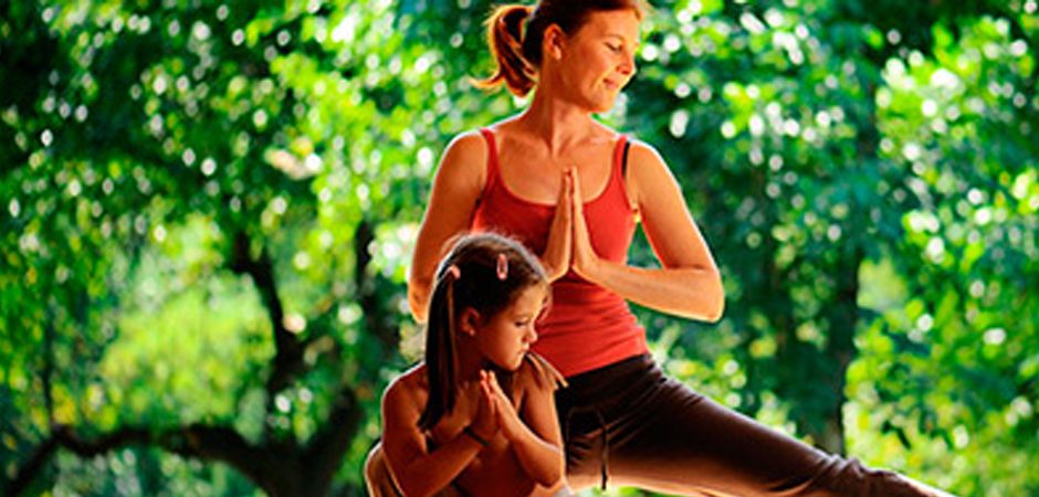 Yoga, niños y papás