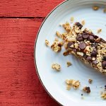 barritas de granola y chocolate casertas