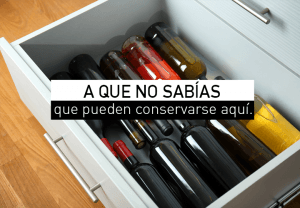 6 lugares para guardar tus vinos en casa
