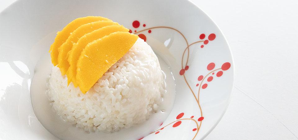 Arroz Glutinoso con Mango