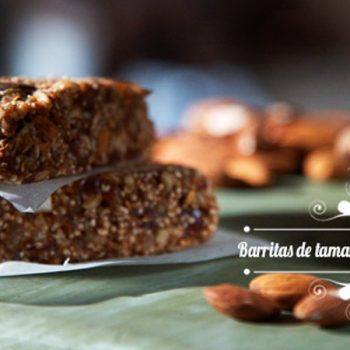 Barritas de tamarindo, dátil y amaranto