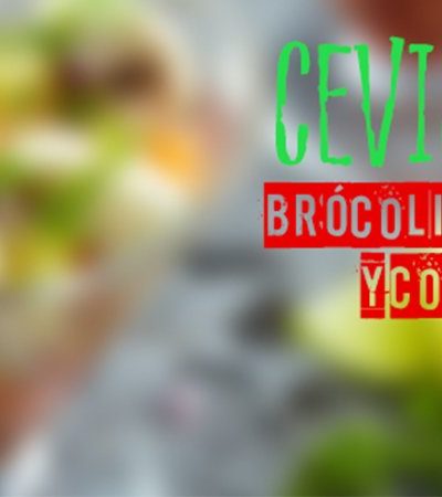 Ceviche de Brócoli Zanahoria y Coliflor