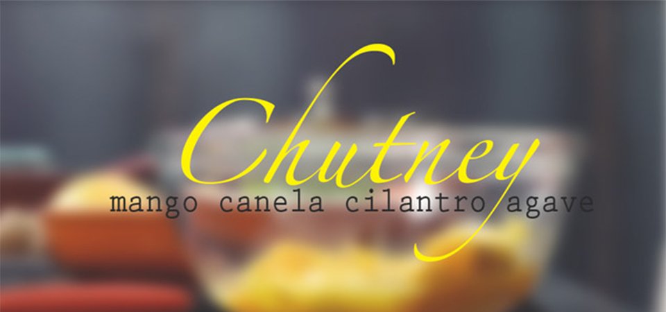 Chutney de Mango y Jengibre