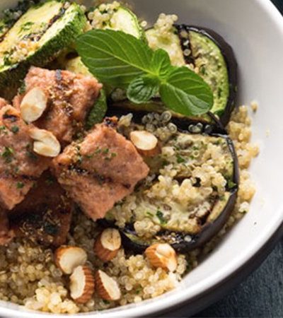 Ensalada Marroquí con Quinoa y Carne