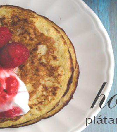 Hot Cakes de Plátano Sin Gluten