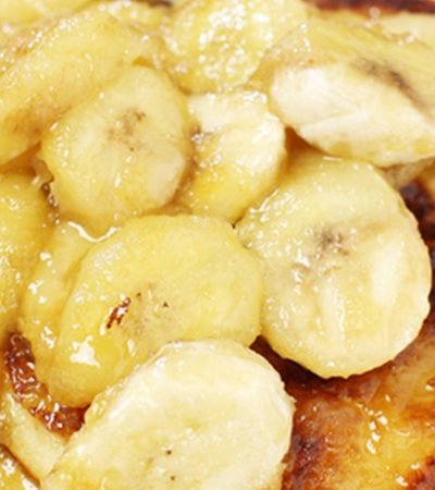Hot Cakes de Plátano y Manzana Amarilla