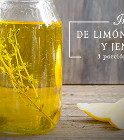 Infusión de Limón Amarillo y Jengibre