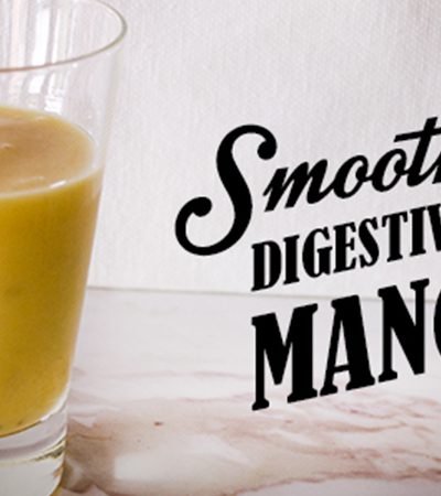 Smoothie digestivo de mango