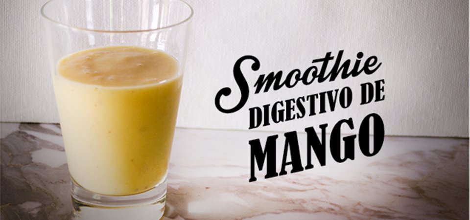 Smoothie digestivo de mango