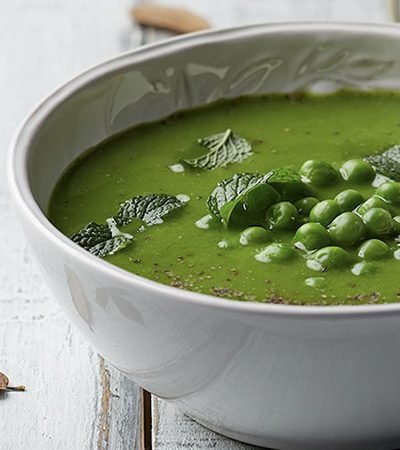 Sopa de Chícharos y Menta