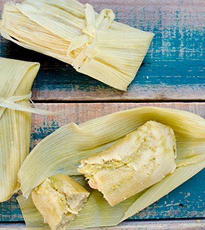 Tamales Verdes Con Pollo (Versión Tradicional)