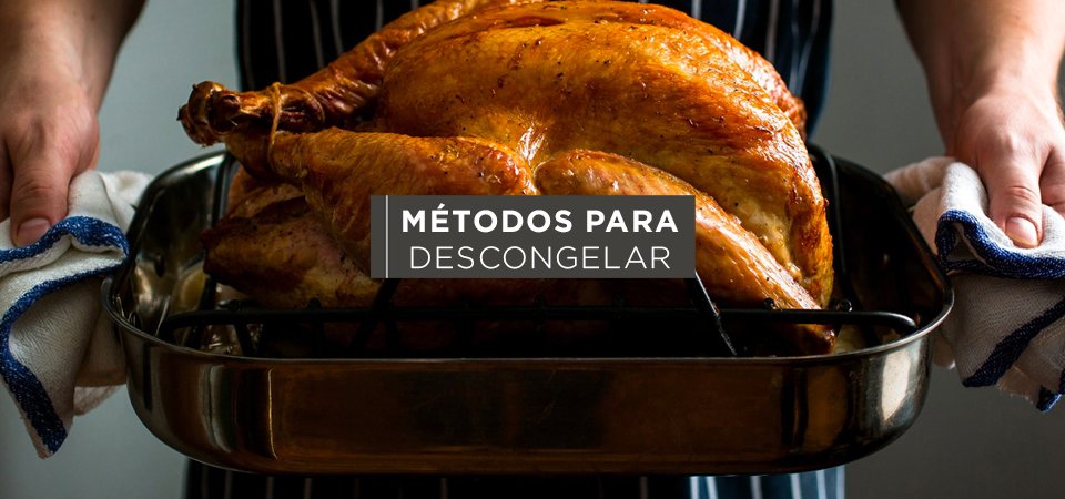 ¿Cómo se descongela un pavo?