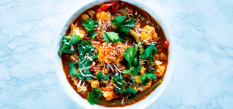 Curry de vegetales