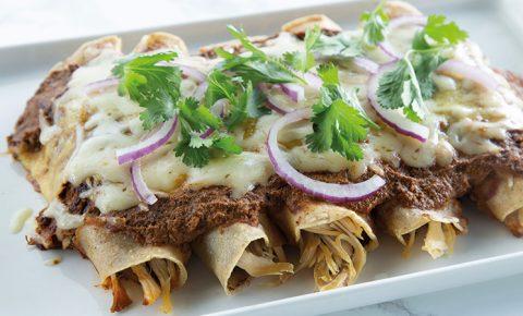 Enchiladas suizas rojas
