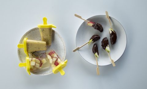 paletas de manzana
