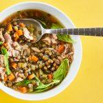 Sopa de Lentejas con Atún