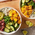 Poke de Atún con Pepino y Jengibre