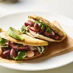 GORDITAS DE ENSALADA DE FRIJOLES