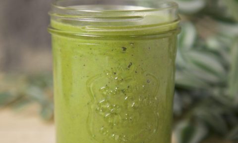 Smoothie Verde de Pepino con Jengibre