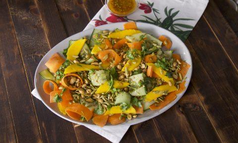 Ensalada del Listones Thai con Semillas