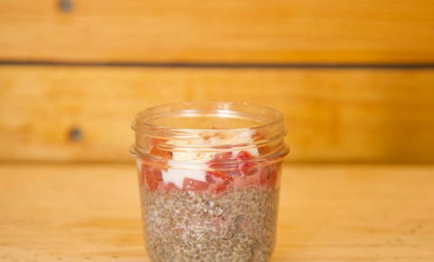 Chia Fresas con Crema