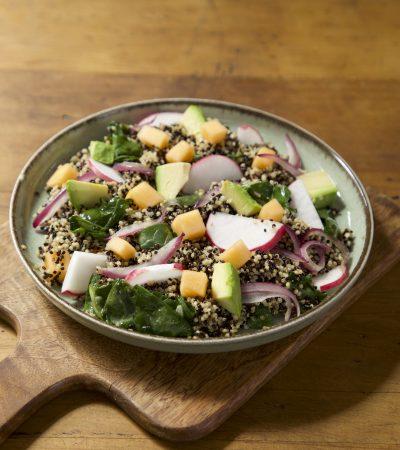 Ensalada de Acelgas y Quinoa y Melón