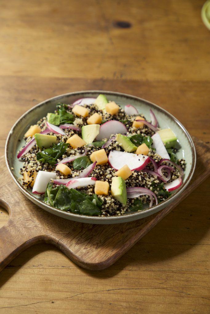 Ensalada de Acelgas y Quinoa y Melón