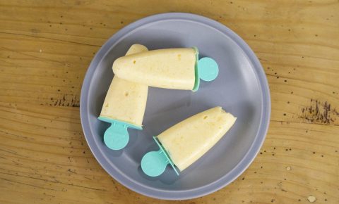 Paletas Heladas de Maracuyá y Yogurt